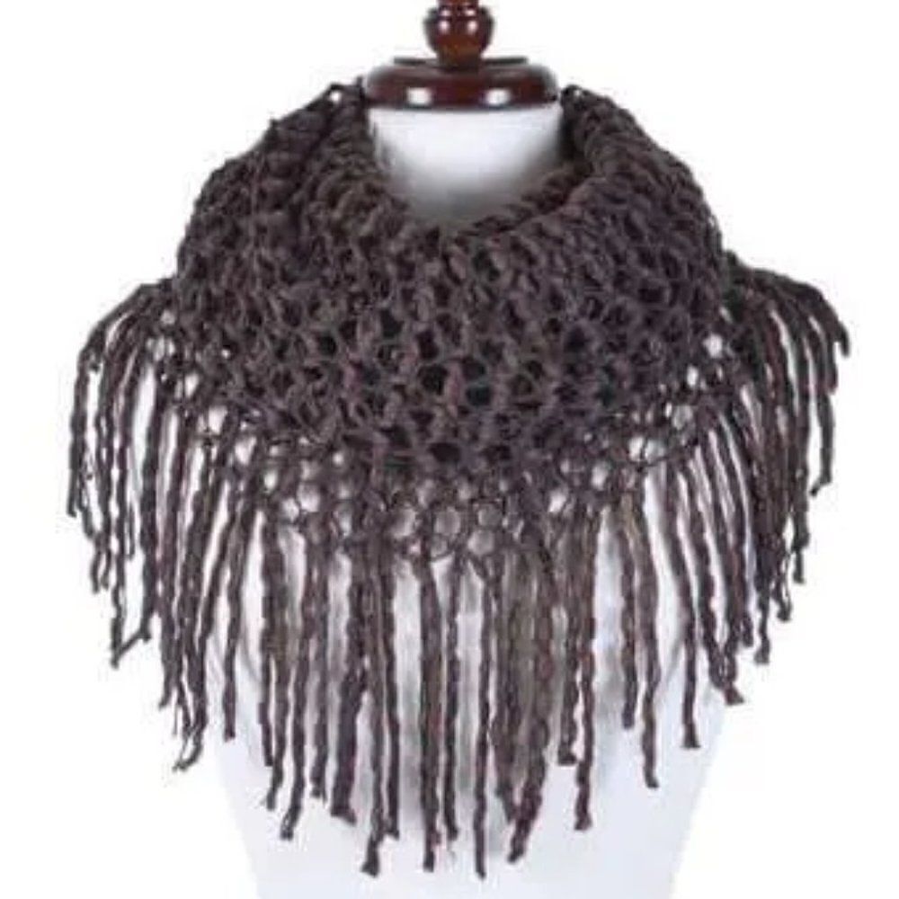 Ladies Brown Winter Infinity - Picture 2 of 2